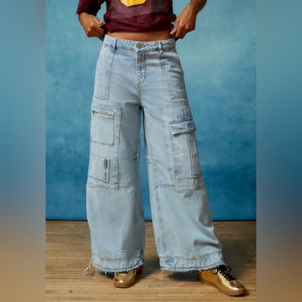 urban outfitters wide leg jeans